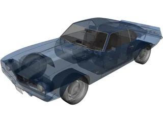 Chevrolet Camaro SS (1969) 3D Model
