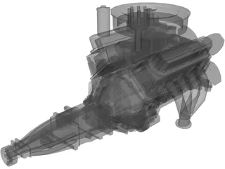 Chevrolet Chevelle Engine 3D Model