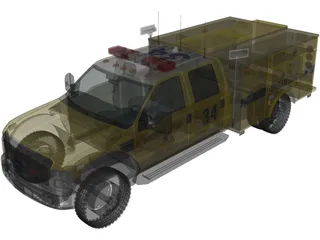 Ford F-450 Rescue 3D Model