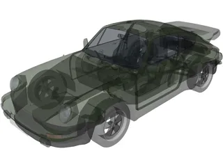Porsche 911 Turbo (1982) 3D Model