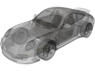 Porsche 911 Sport Classic (2010) 3D Model