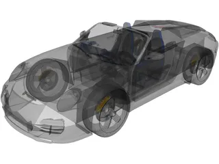 Porsche 911 Speedster (2010) 3D Model