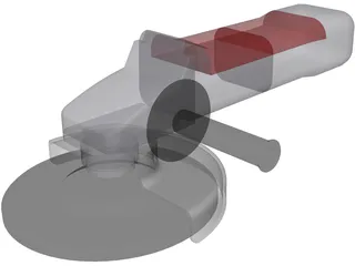 Angle Grinder 3D Model