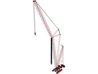Crane Crawler Tall 3D Model