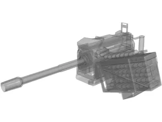 MK19 Grenade Launcher 3D Model