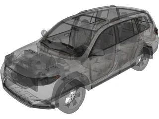 Toyota Highlander (2012) 3D Model