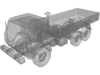 Kamaz 5350 3D Model