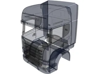 Scania R730 Cabin 3D Model