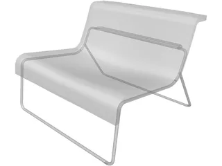 Bench Kartell 3D Model