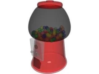 Gumball Machine 3D Model