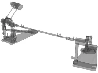 DW5000 Double Pedal 3D Model