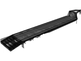 Gooseneck Trailer 3D Model