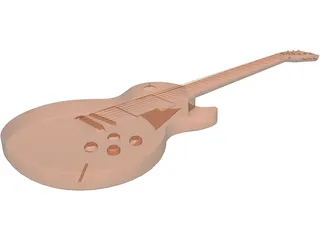 Les Paul Guitar 3D Model