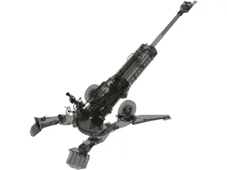 M777 Howitzer 3D Model