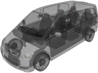 Mercedes-Benz Viano (2010) 3D Model