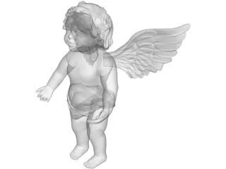 Figurine Angel 3D Model