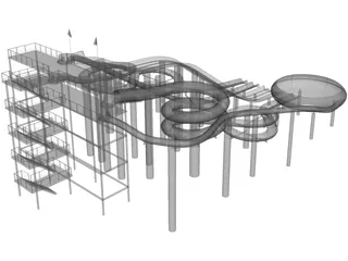 Waterpark 3D Model