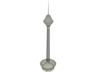 Tehran Milad Tower 3D Model