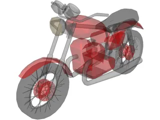 Yamaha 650 (1976) 3D Model