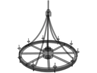 Lustre Far-West 3D Model