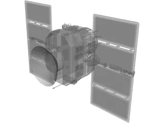 Navstar Satellite 3D Model