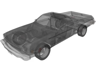 Chevrolet El Camino (1973) 3D Model