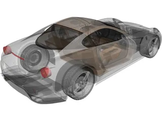 Ferrari 599 GTB Fiorano 3D Model