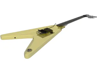 Electric Guitar 3D Model