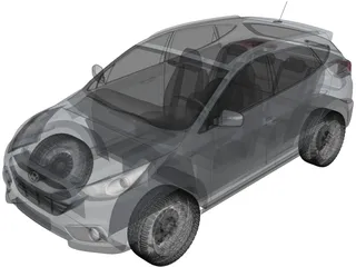 Hyundai ix35 (2011) 3D Model