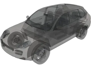 Porsche Cayenne S (2004) 3D Model