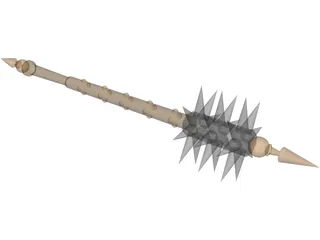 Spiked Mace 3D Model