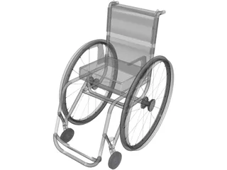 Wheel Chair 3D Model