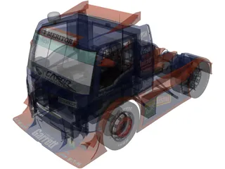 Ford Cargo Territorio Motorsport 3D Model