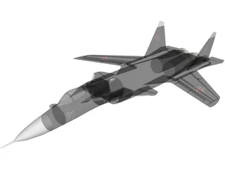 Sukhoi Su-47 Berkut 3D Model
