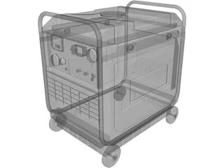 Portable Generator 3D Model