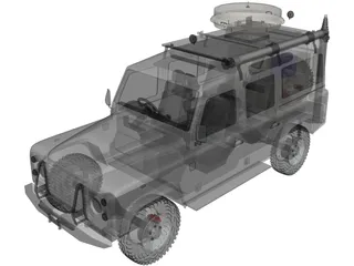 Land Rover Custom 3D Model