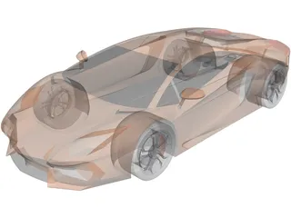 Lamborghini Aventador 3D Model